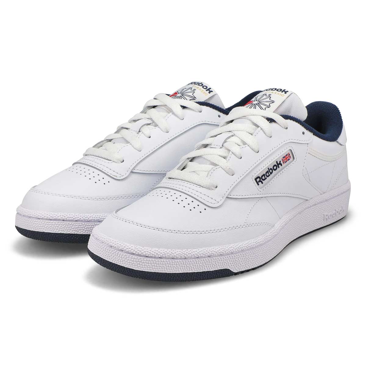 Men's Club C 85 Lace Up Sneaker - White/Navy