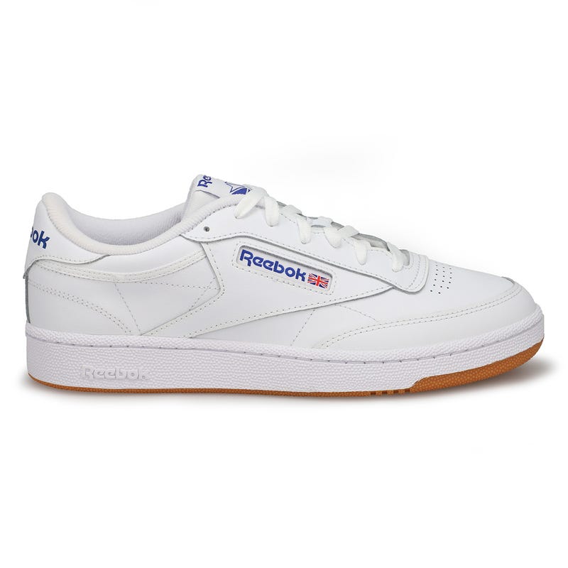 Men's Club C 85 Lace Up Sneaker - White/Royal