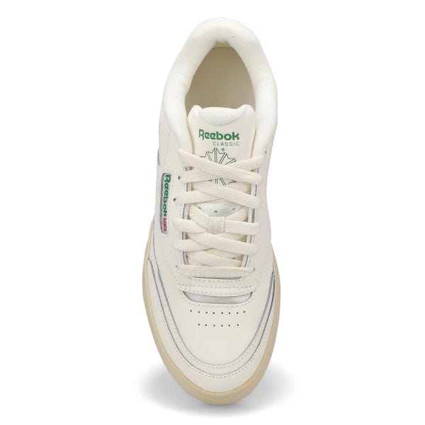 Women's Club C Extra Co Platform Sneaker - Chalk/Chalk/Glengreen