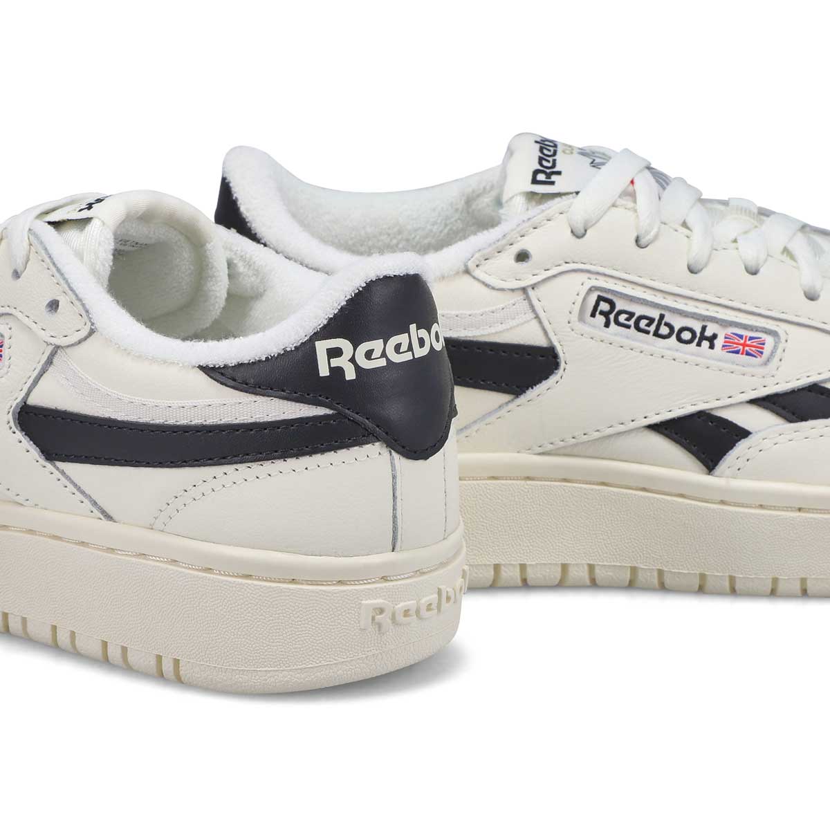 Women's Club C Double Revenge Lace Up Sneaker - White/White/Cloud Grey