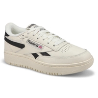Women's Club C Double Revenge Lace Up Sneaker - White/White/Cloud Grey