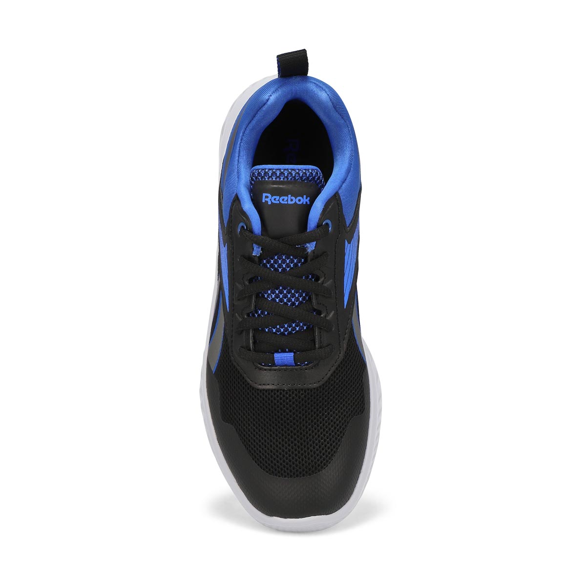 Kids' Rush Runner 5 Lace Up Sneaker - Black/Blue/Pewter