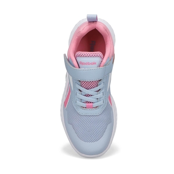 Girls' Rush Runner 5 Sneaker - Blue/White/Pink