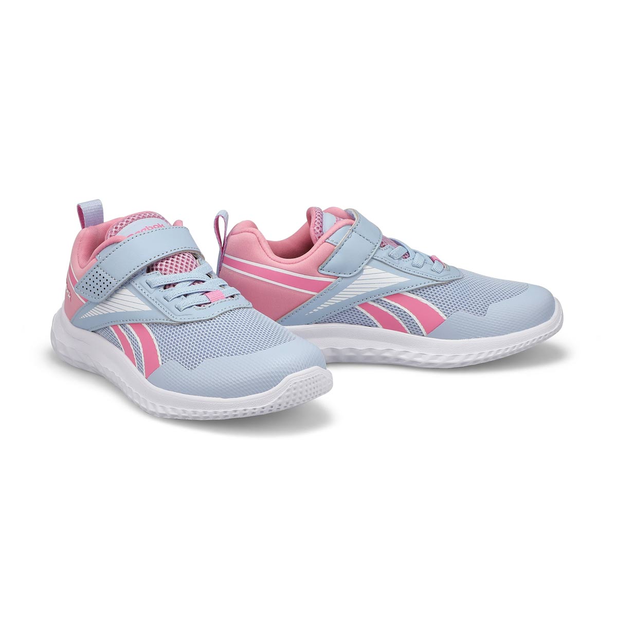 Girls' Rush Runner 5 Sneaker - Blue/White/Pink