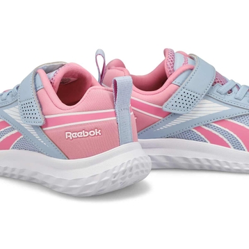 Girls' Rush Runner 5 Sneaker - Blue/White/Pink