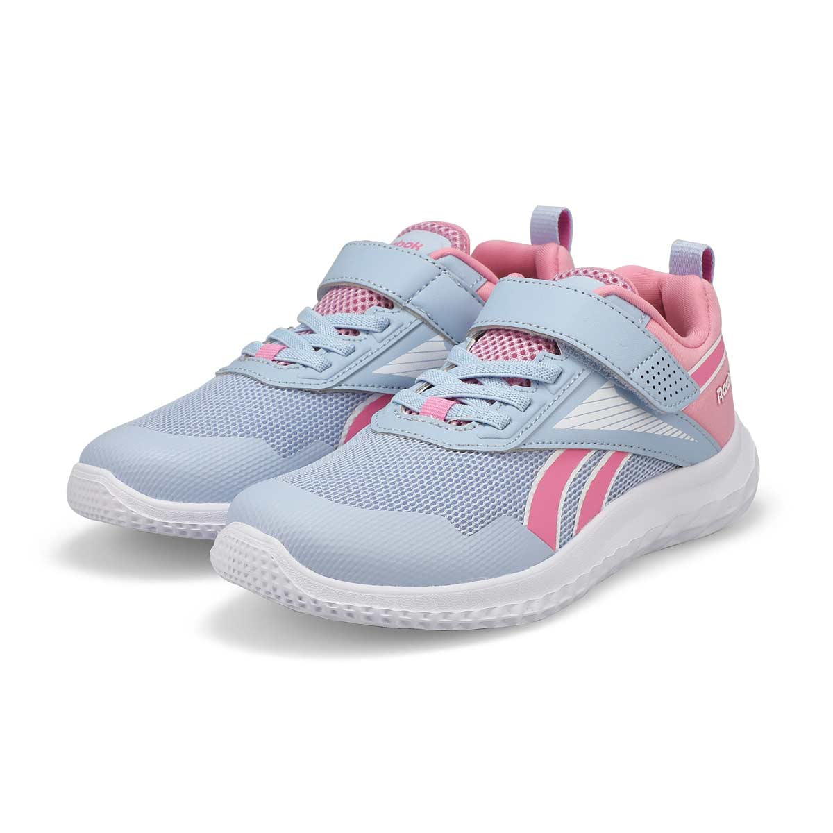 Girls' Rush Runner 5 Sneaker - Blue/White/Pink