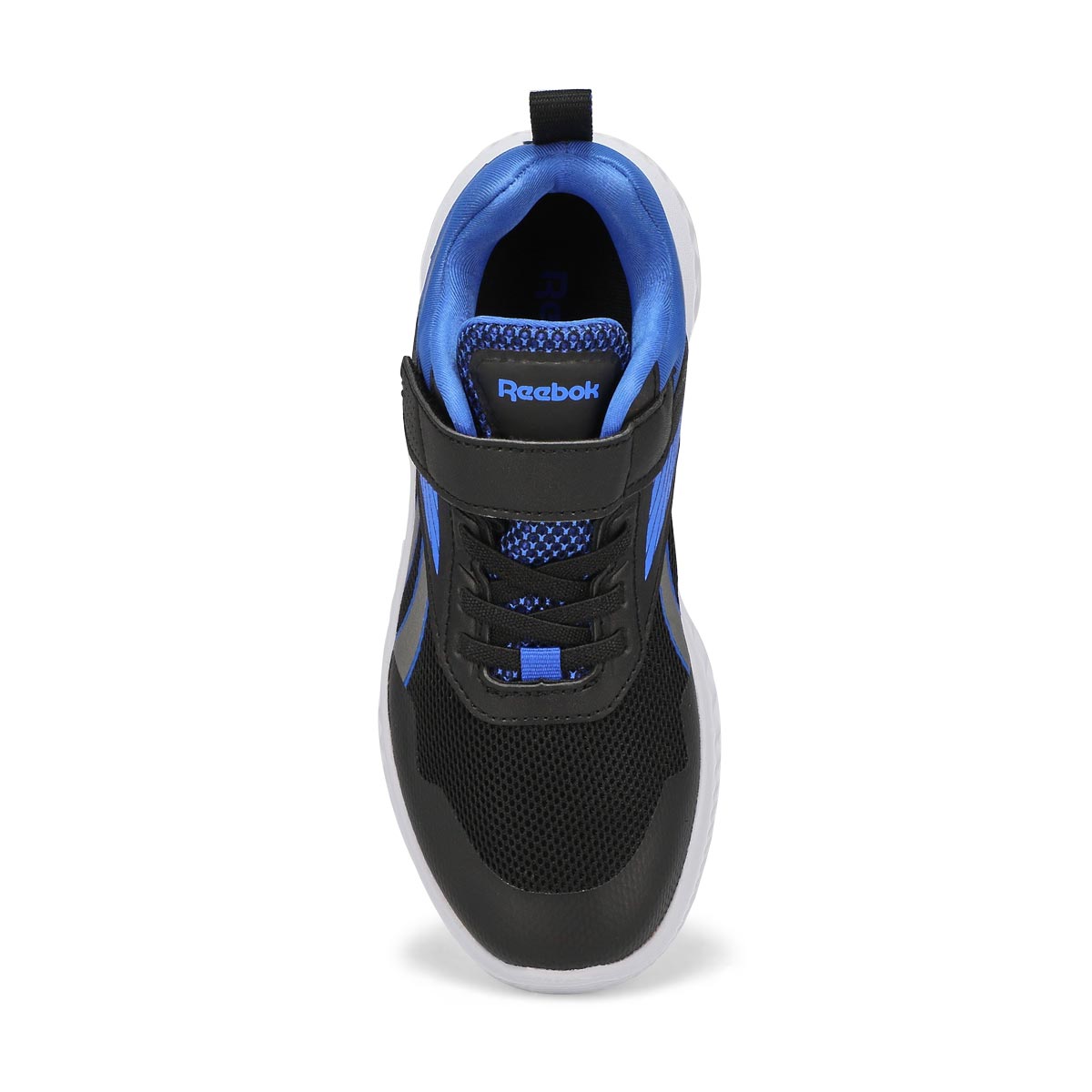 Kids' Rush Runner 5 Lace Up Sneaker - Black/Blue/Pewter