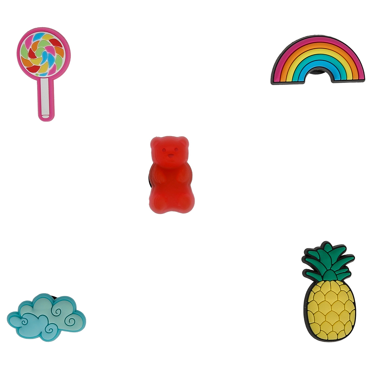 Jibbitz Accessories Jibbitz Happy Candy 5 Pack