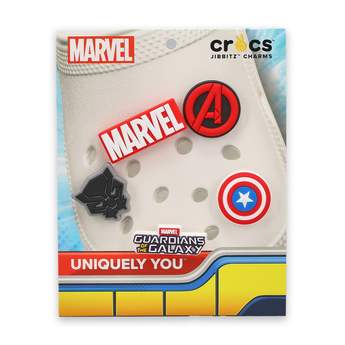 Breloques Jibbitz MARVEL - 5 p.