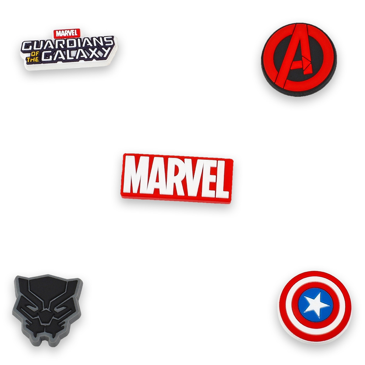 Breloques Jibbitz MARVEL - 5 p.