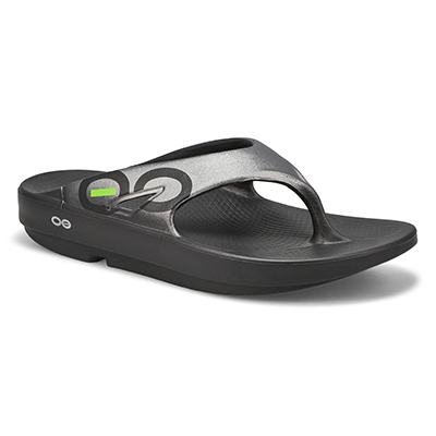 Mns OOriginal Sport Thong Sandal - Black/Graphite