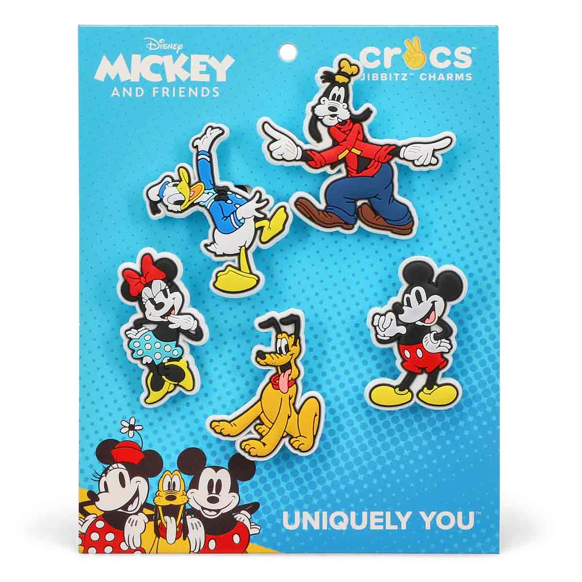 Breloques Jibbitz DISNEY MICKEY FRIENDS - 5 p.