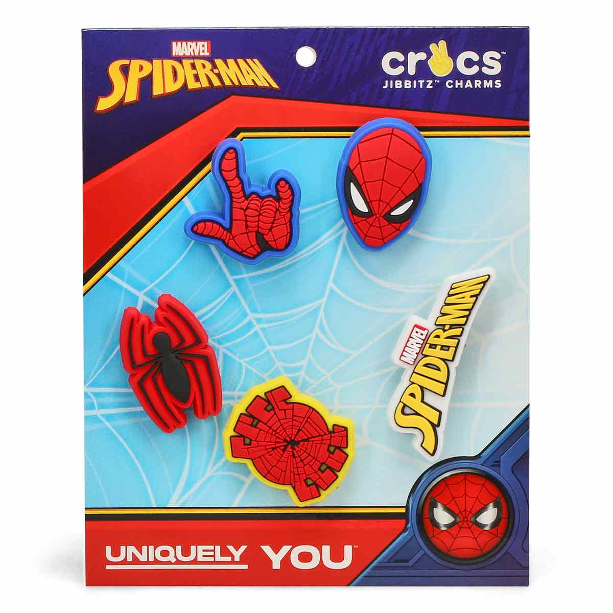 Jibbitz Spider Man - 5 Pack