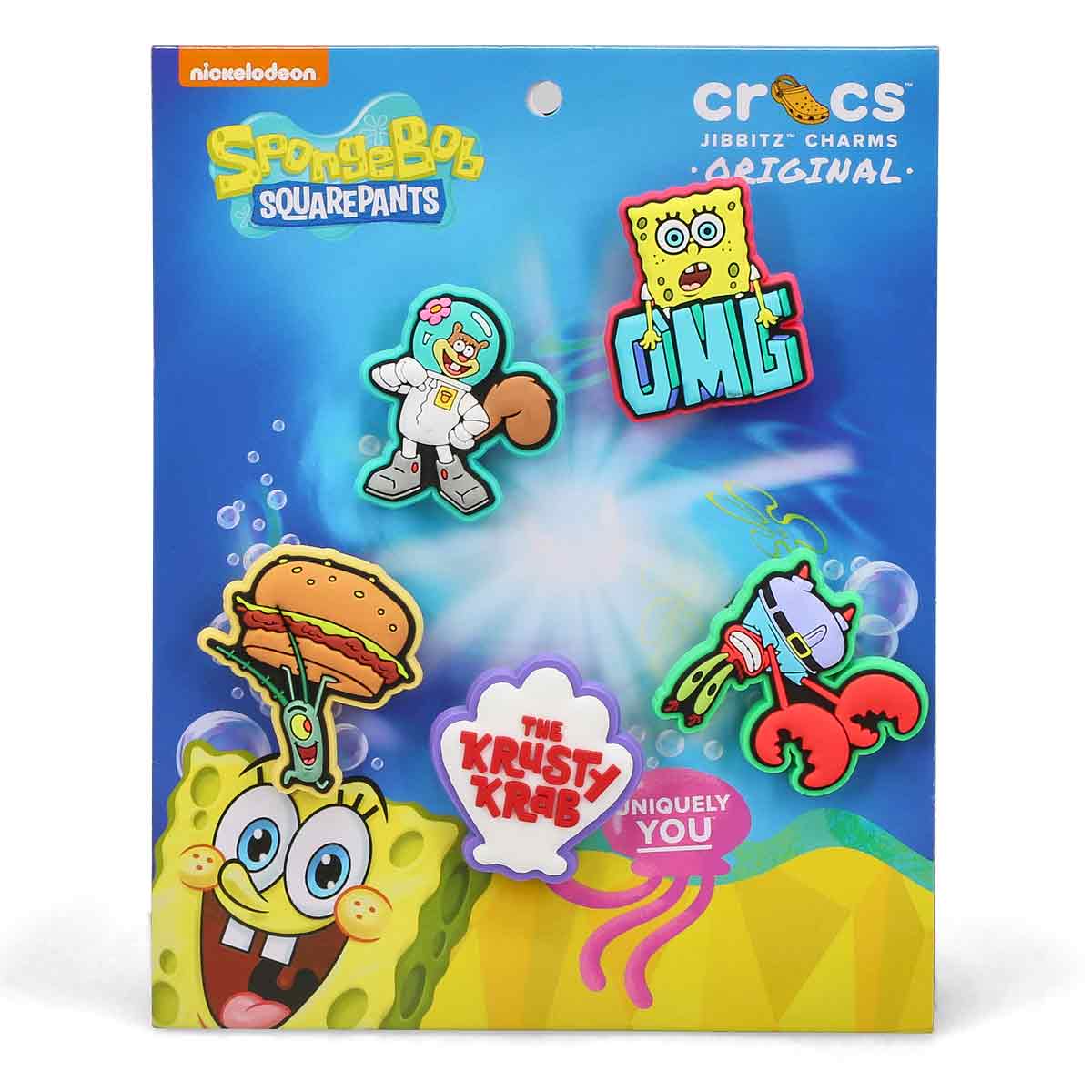 Breloques Jibbitz SPONGEBOB - 5 p.