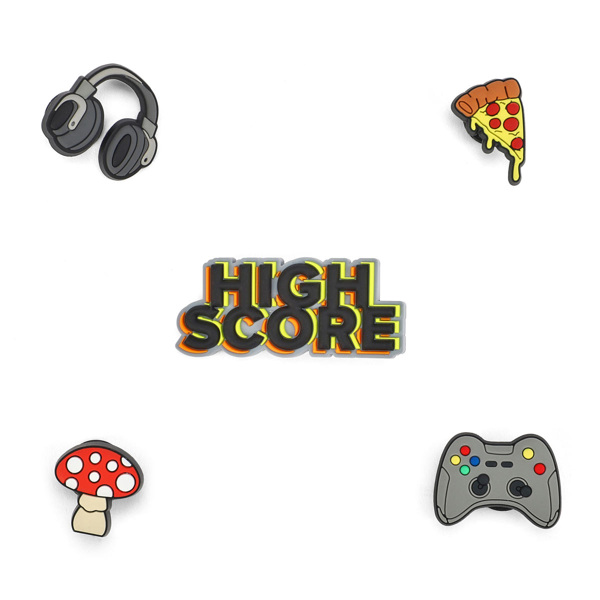 Breloques Jibbitz OG GAMER - 5 pièces
