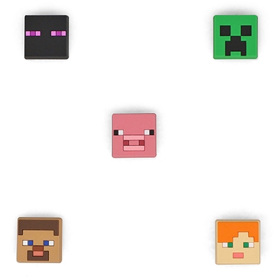 Breloques Jibbitz Minecraft - 5 p.