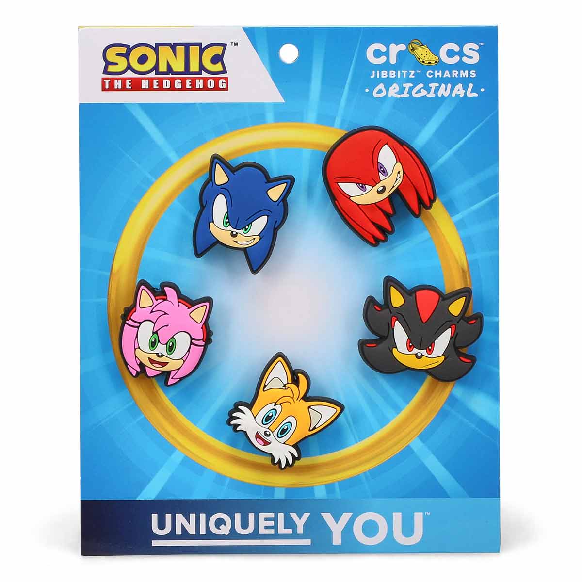 Jibbitz Sonic The Hedge Hog- 5 Pack