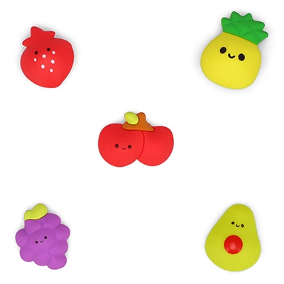 Breloques Jibbitz Squish Fruits - 5 p.