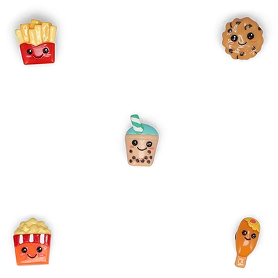 Jibbitz Bad but Cute Foods 5 Pack