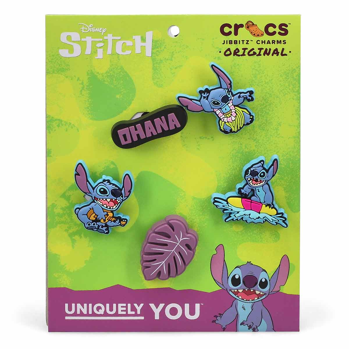 Jibbitz Stitch Tropical 5 Pack