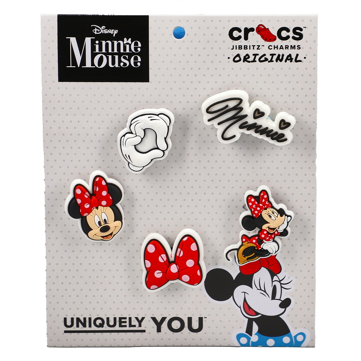 Ensemble de breloques Jibbitz MINNIE DRESS - 5 pièces