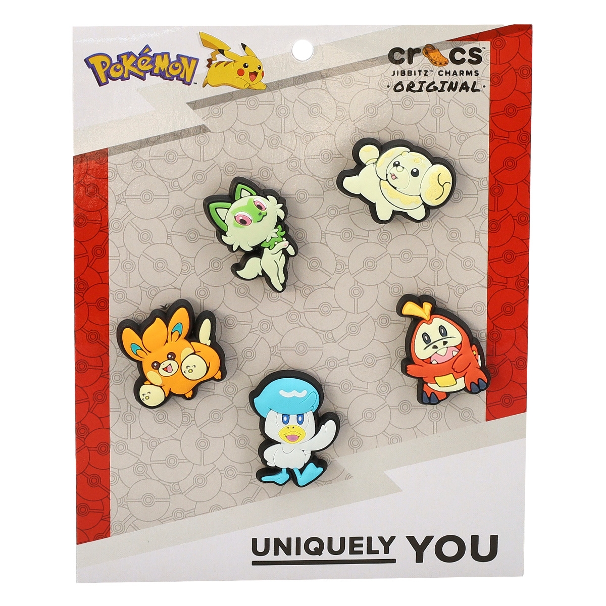 Ensemble de breloques Jibbitz POKEMON PALDEA - 5 p
