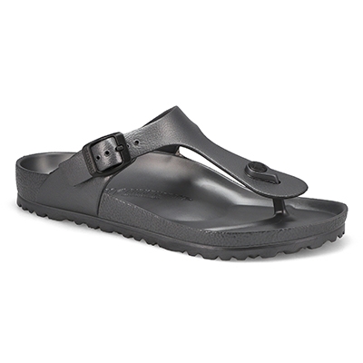 Lds Gizeh EVA Thong Sandal - Metallic Anthracite