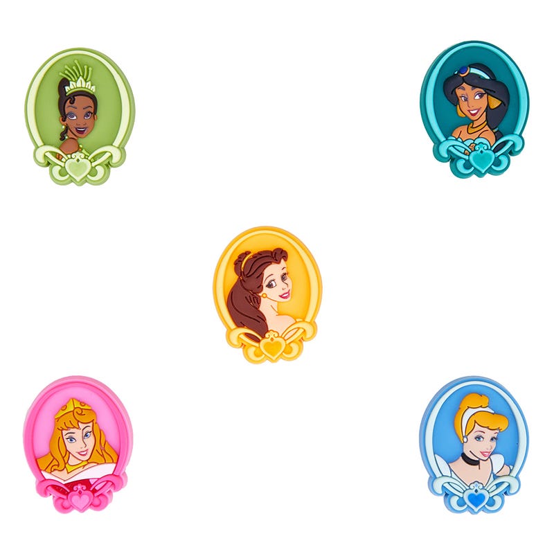 Jibbitz Disney Princess 5 Pack