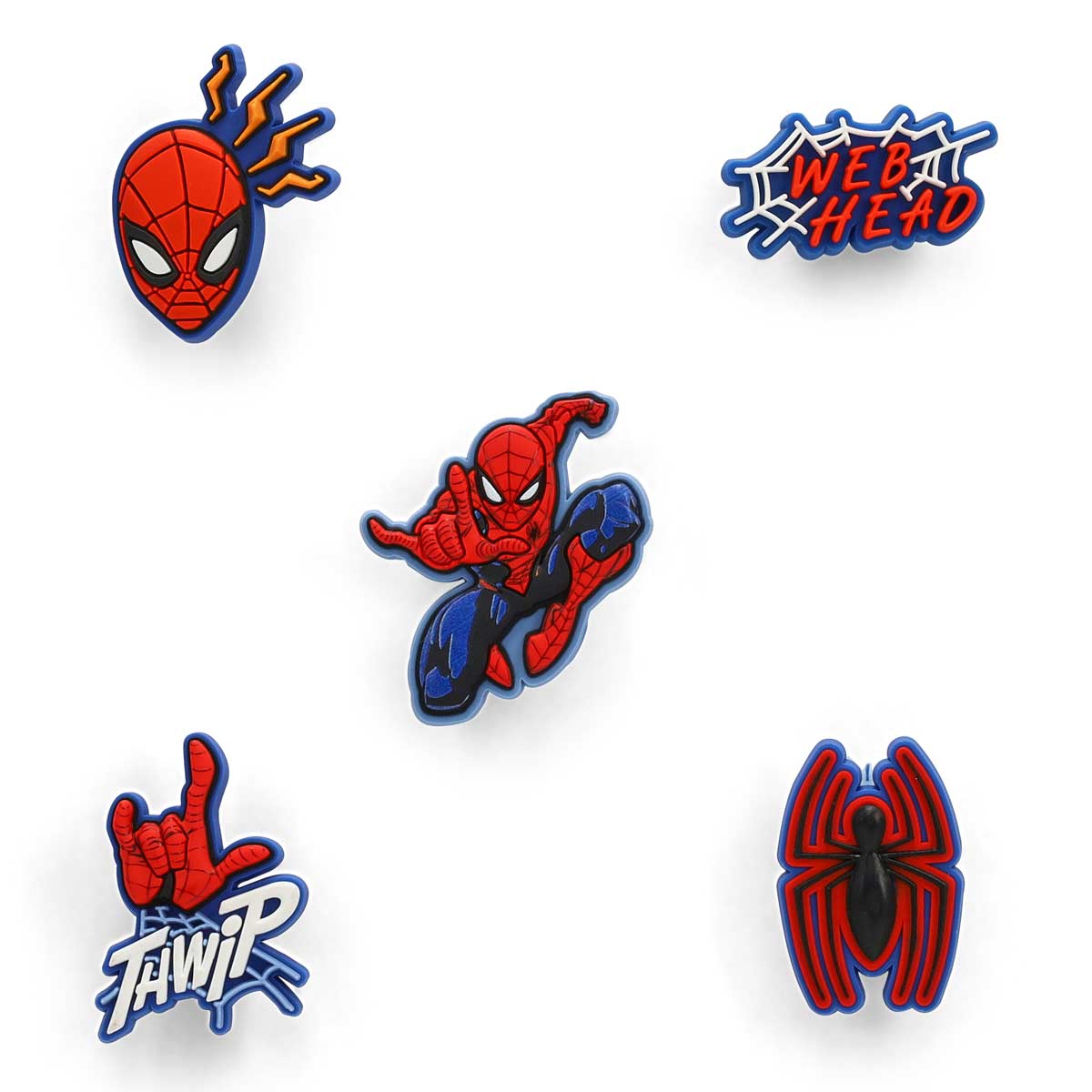 Jibbitz Spiderman 5 Pack