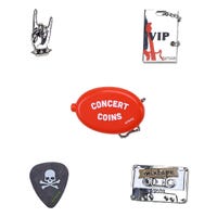 Ensemble de breloques Jibbitz BAND VIBES - 5 pièce