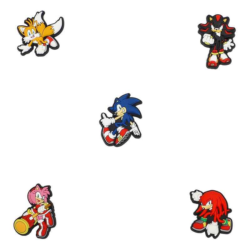 Jibbitz Sonic The Hedgehog 5 Pack