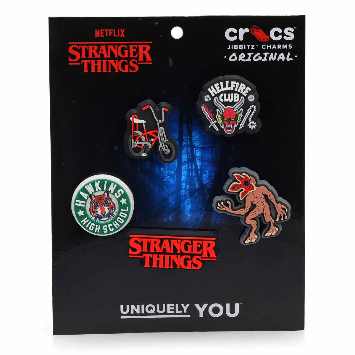 Ensemble de breloques Jibbitz STRANGER THINGS - 5 