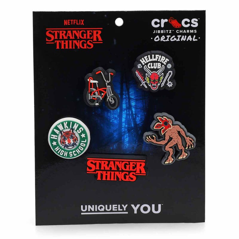 Ensemble de breloques Jibbitz STRANGER THINGS - 5 pièces