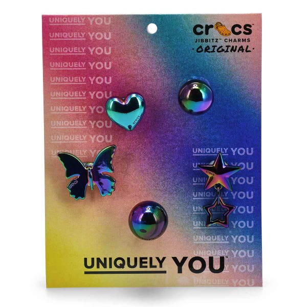 Jibbitz Iridescent Meta 5 Pack