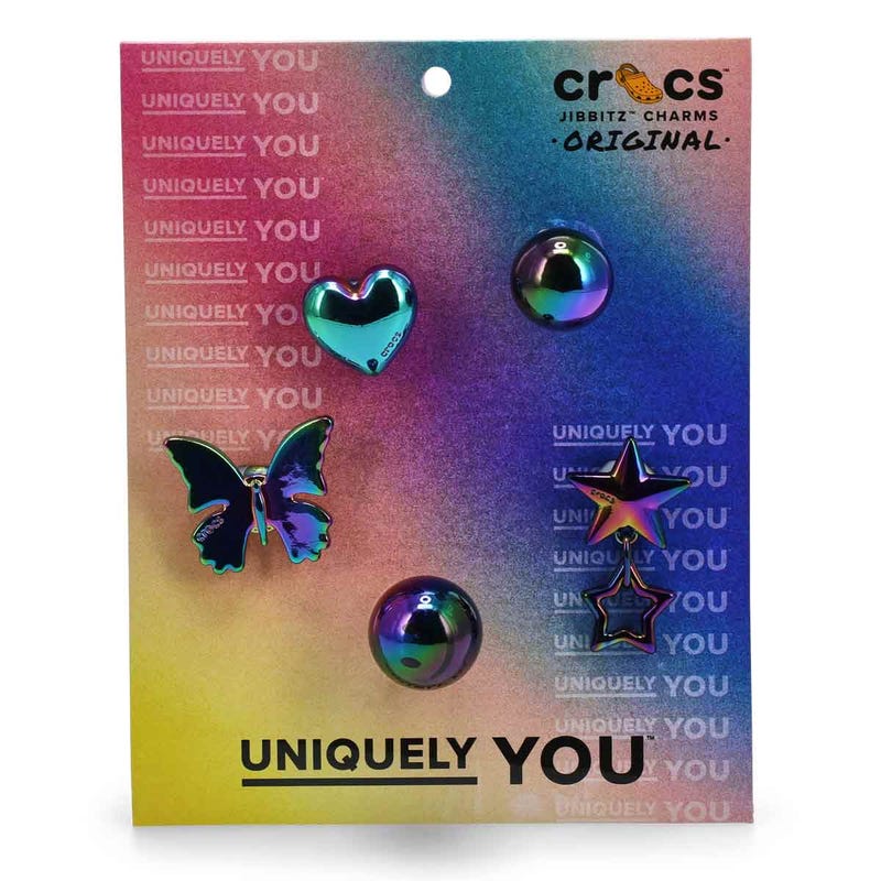 Jibbitz Iridescent Meta 5 Pack