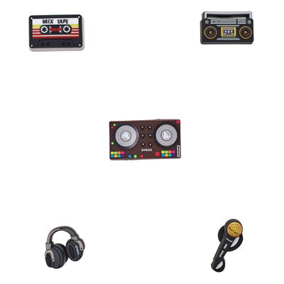 Jibbitz Mic Drop 5 Pack
