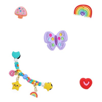 Ensemble de breloques Jibbitz GIRLY JEWELS - 5 pièces