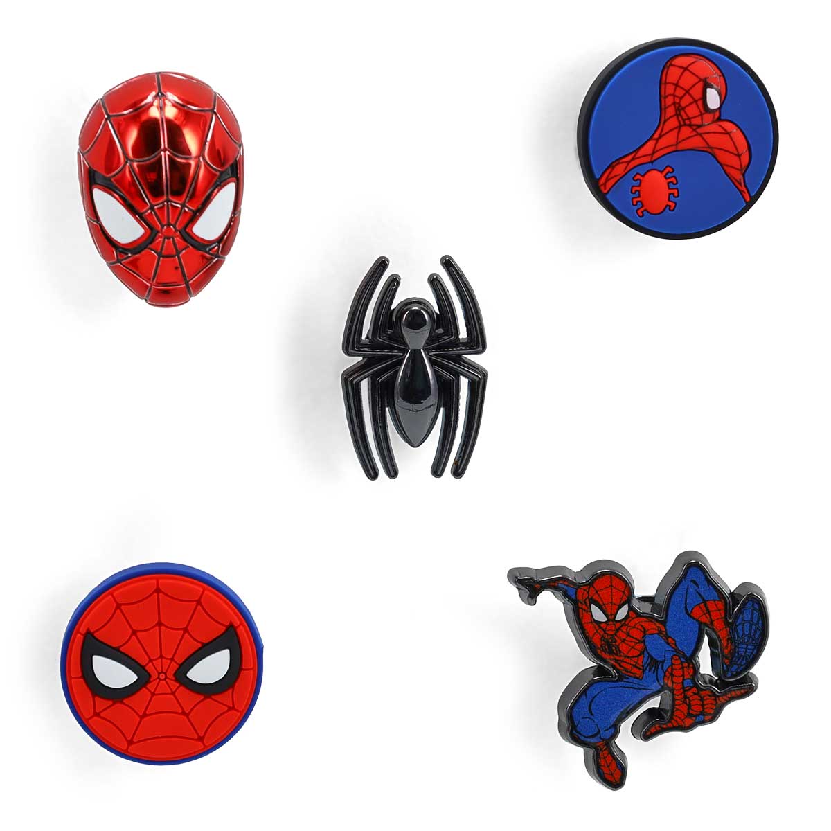 Ensemble de 5 Jibbitz Spiderman II