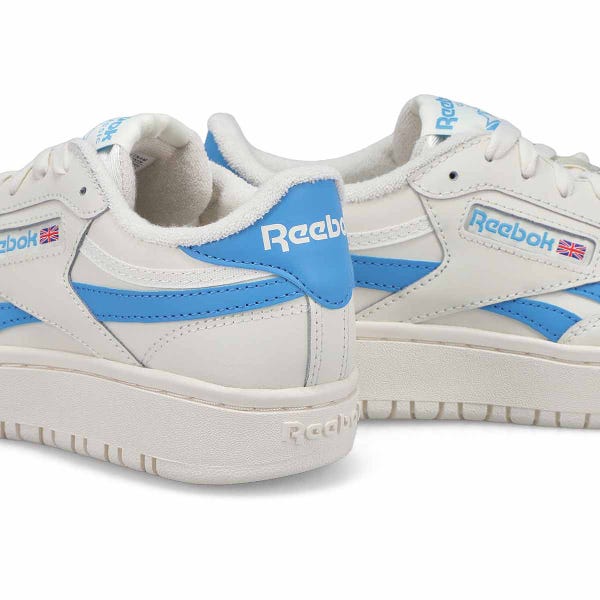 Women's  Club C Double Revenge Lace Up Sneaker - Chalk/Chalk/Essential Blue