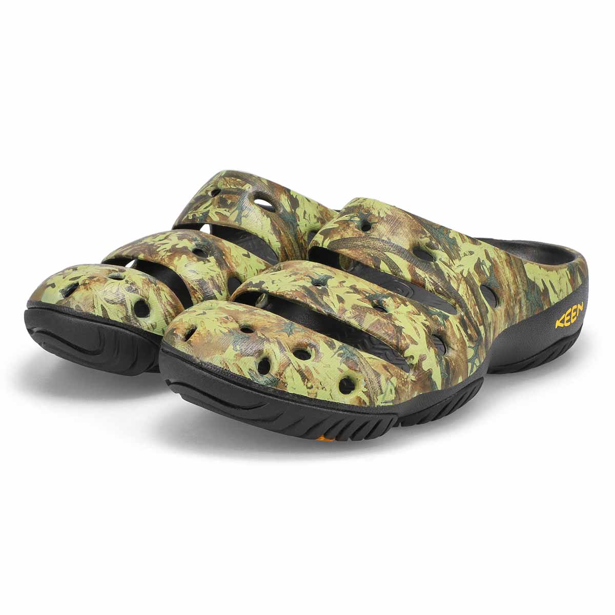 Men's Yogui Arts Clog - Camo Green