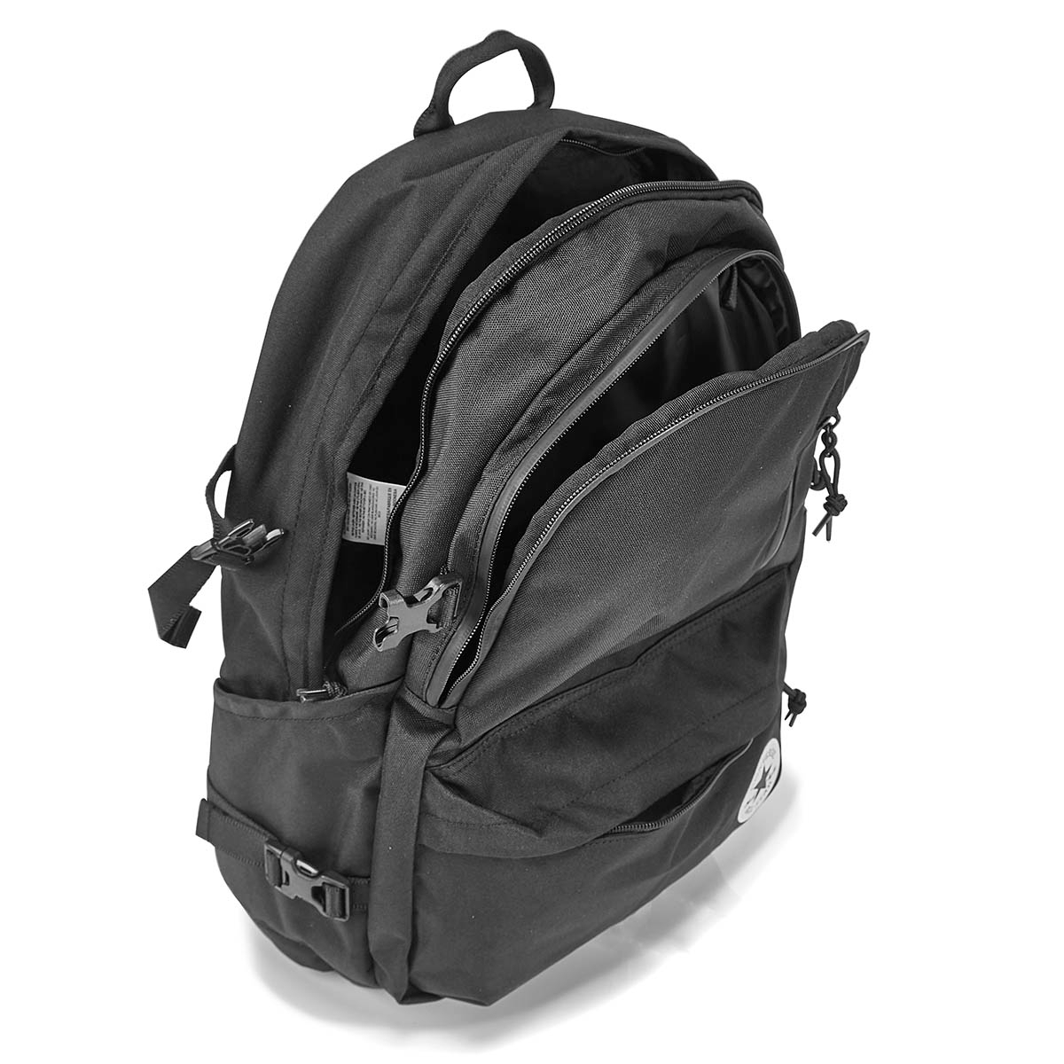 converse straight edge backpack black