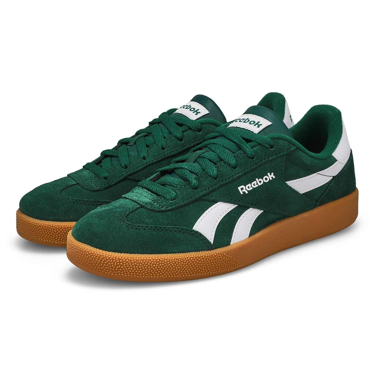 Women's Smash Edge Lace Up Sneaker - Dark Green/White/Gum