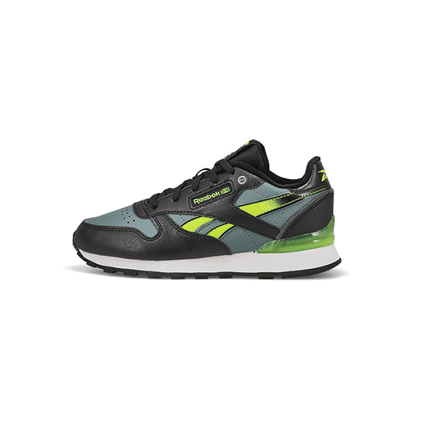 Baskets a lacets CL STEP N FLASH noir gris lime