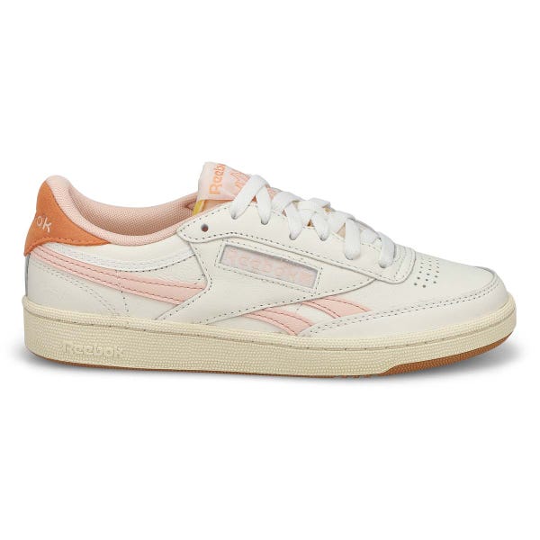 Women's Club C Revenge Vintage Lace Up Sneaker - Chalk/Bleached Peach/Sunkissed Orange