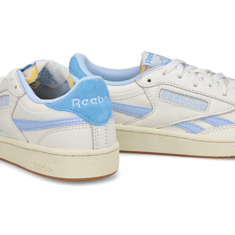 Women's Club C Revenge Vintage Lace Up Sneaker - Chalk/Y2kBlue/Recovery Blue