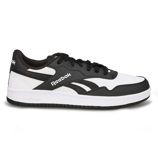Men's BB 1000 Lace Up Sneaker - White/White/Black