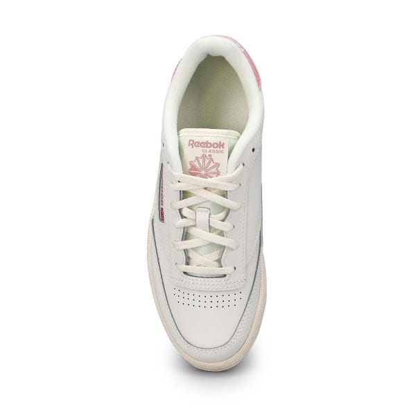 Kids'  Club C Lace Up Sneaker - Chalk/Chalk/Smokey Rose