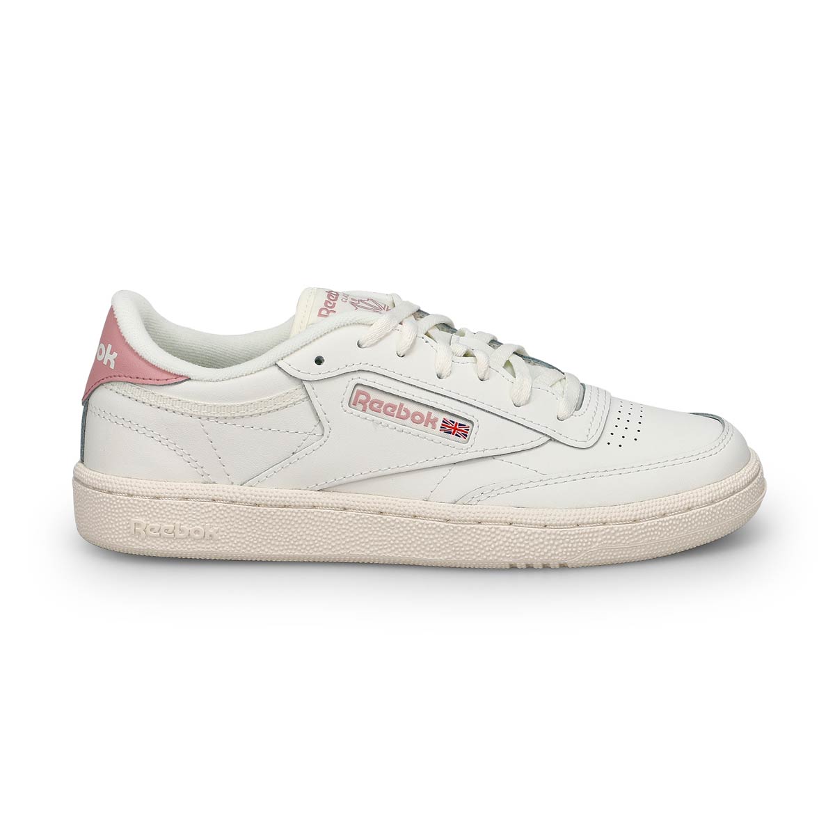 Kids'  Club C Lace Up Sneaker - Chalk/Chalk/Smokey Rose