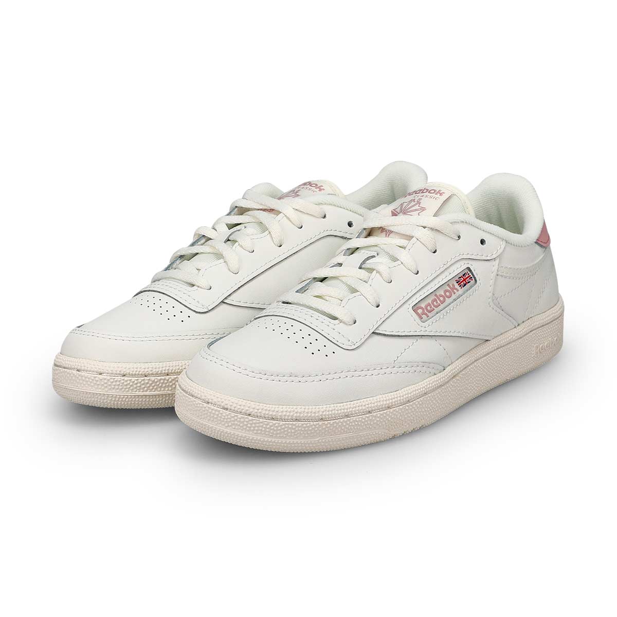 Kids'  Club C Lace Up Sneaker - Chalk/Chalk/Smokey Rose