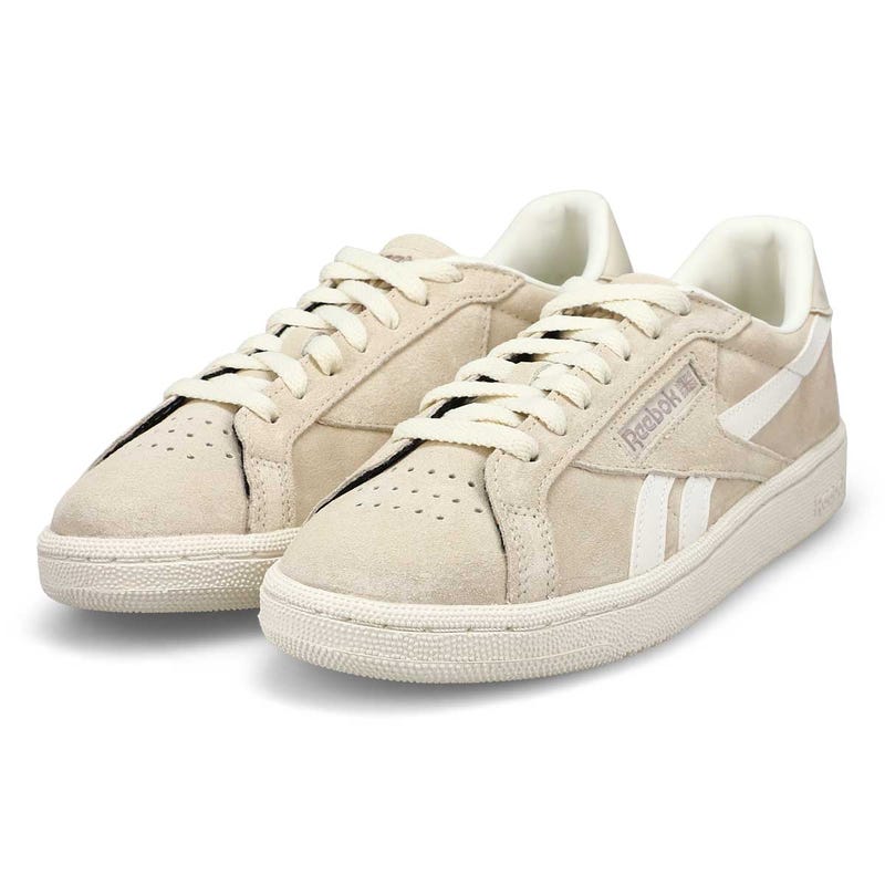 Women's  Club C Grounds UK Lace Up Sneaker - Vintage Chalk/Chalk/Sand